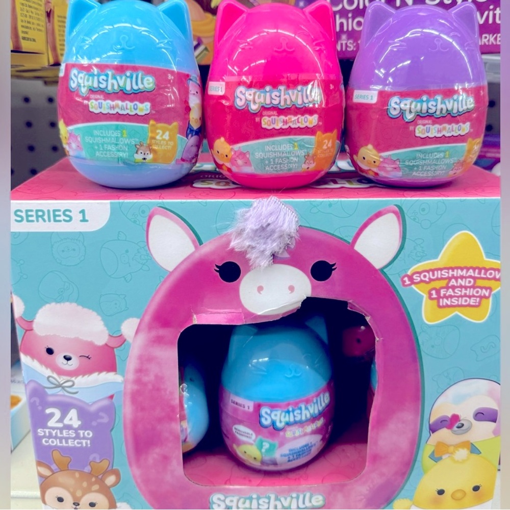 (1 pk) Squishville Squishmallow Series 1 Mystery Capsule